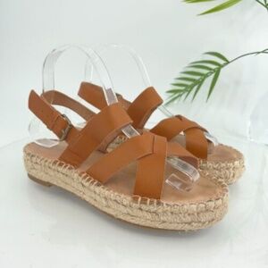 Madewell Julie Espadrille Sandals,  size 9.5, NWT and box
